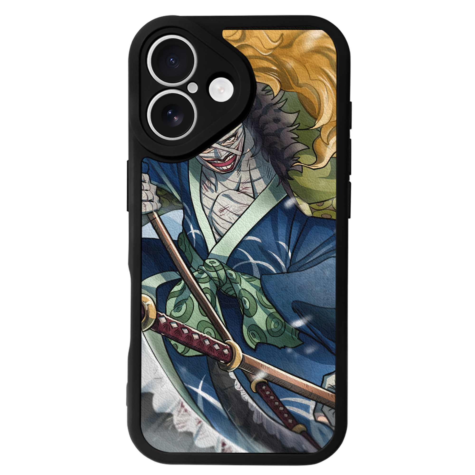 （画像用） ワンピース ONE PIECE 【iPhone 16シリーズ対応】シリコンスマホケース（レザー調） 材質：シリコン